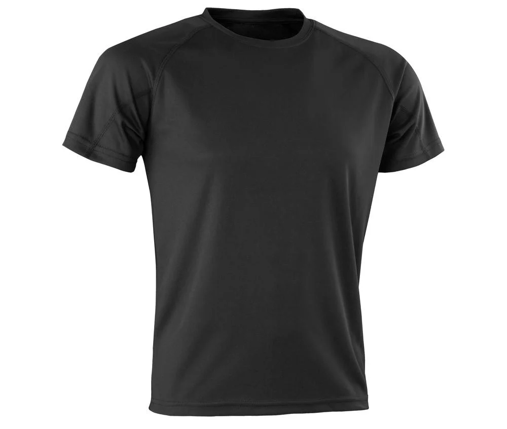 Spiro SP287 Aircool Ademend T-shirt – Black