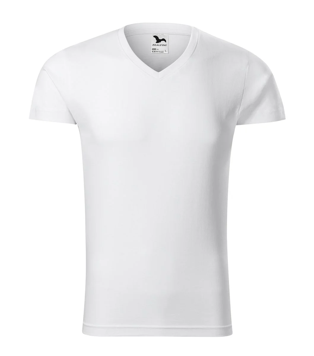 Malfini 146 T-shirt V-hals – Wit
