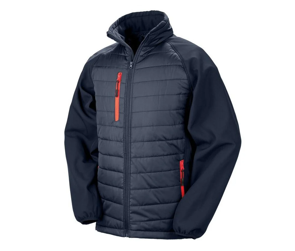 Result RS237 Tweekleurige Gewatteerde Jas – Navy / Red