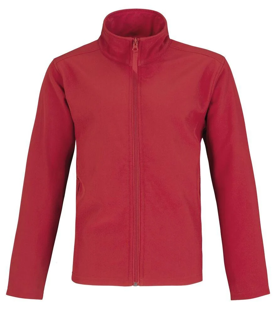B&C BCI71 ID.701 Softshell Jas Heren – Red/Grey