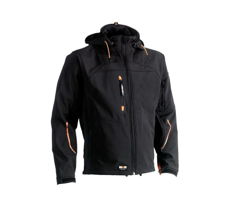 Herock HK150 Poseidon Softshell Jas Heren – Black