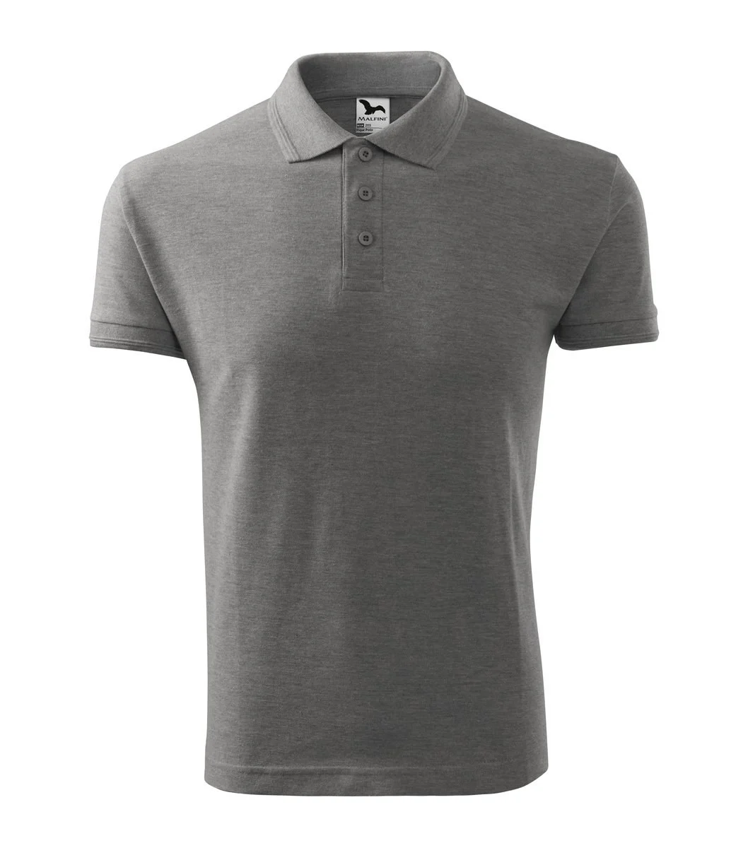 Malfini 203 Polo Heren – Donkerblauw grijs