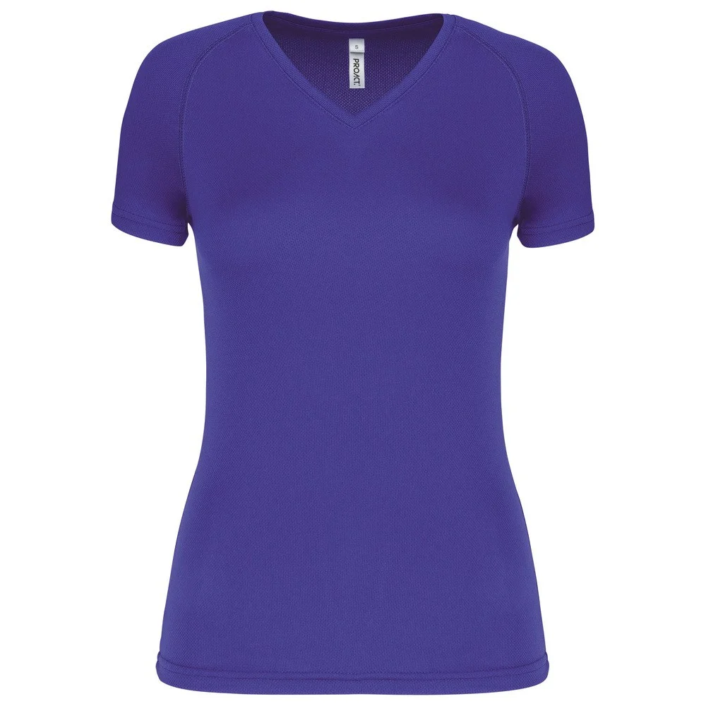 Proact PA477 Sport T-shirt V-hals Dames – Violet