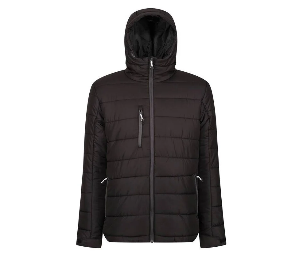 Regatta RGA241 Gewatteerde Jas – Black / Seal Grey