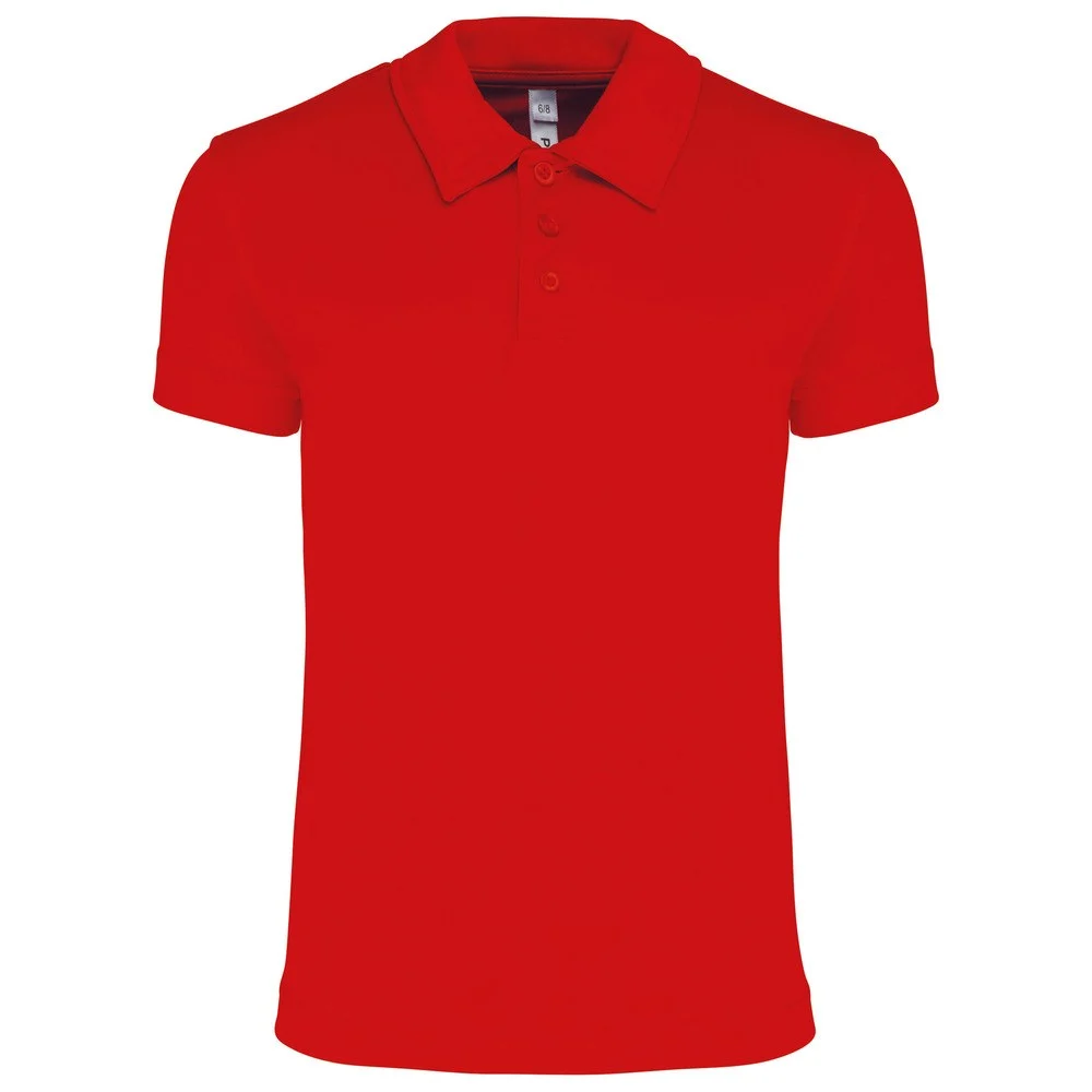 Proact PA484 Sportpolo Kinderen – Rood