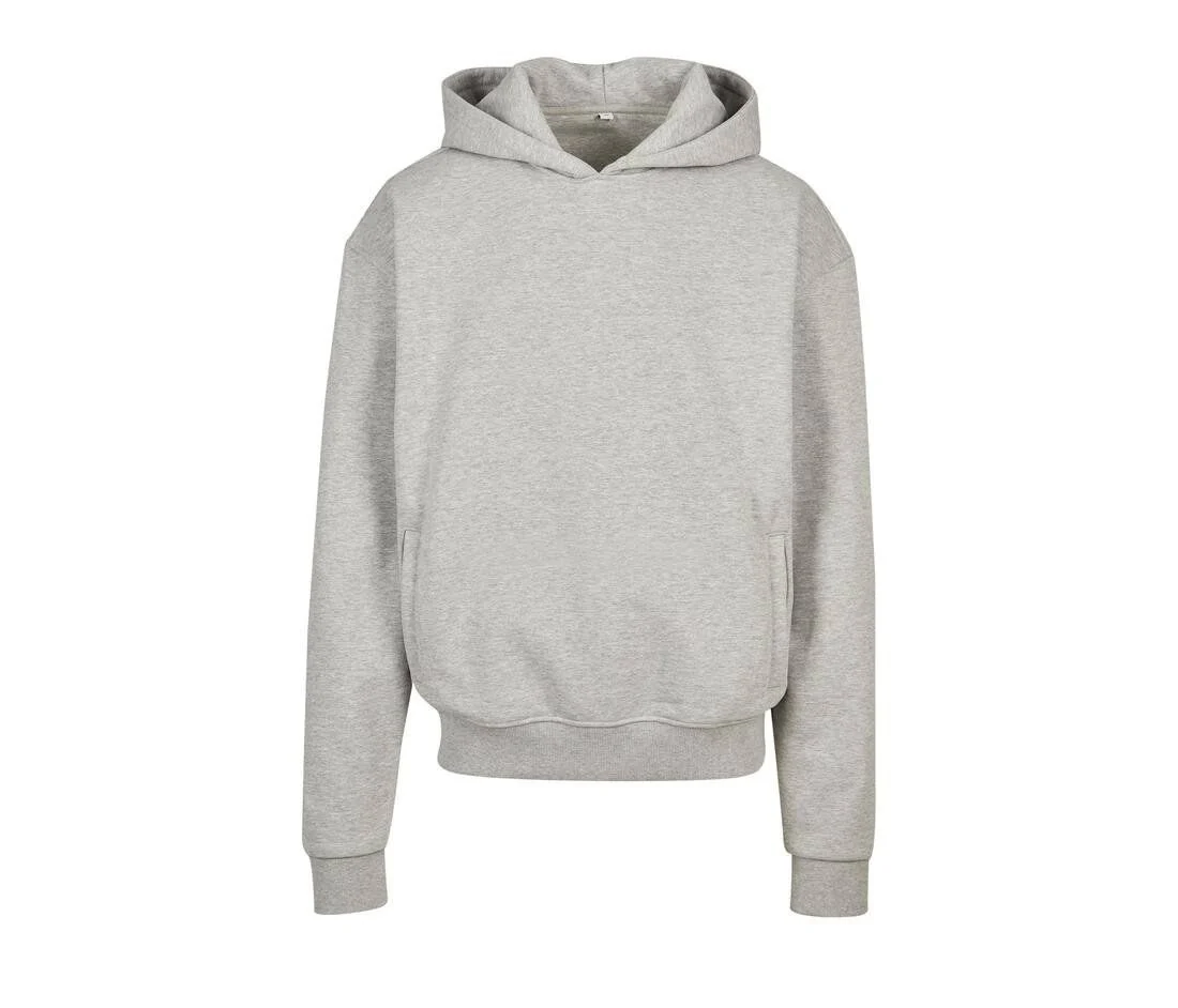 Build Your Brand BY268 Ultra Heavy Oversized Hoodie – Heather Grey