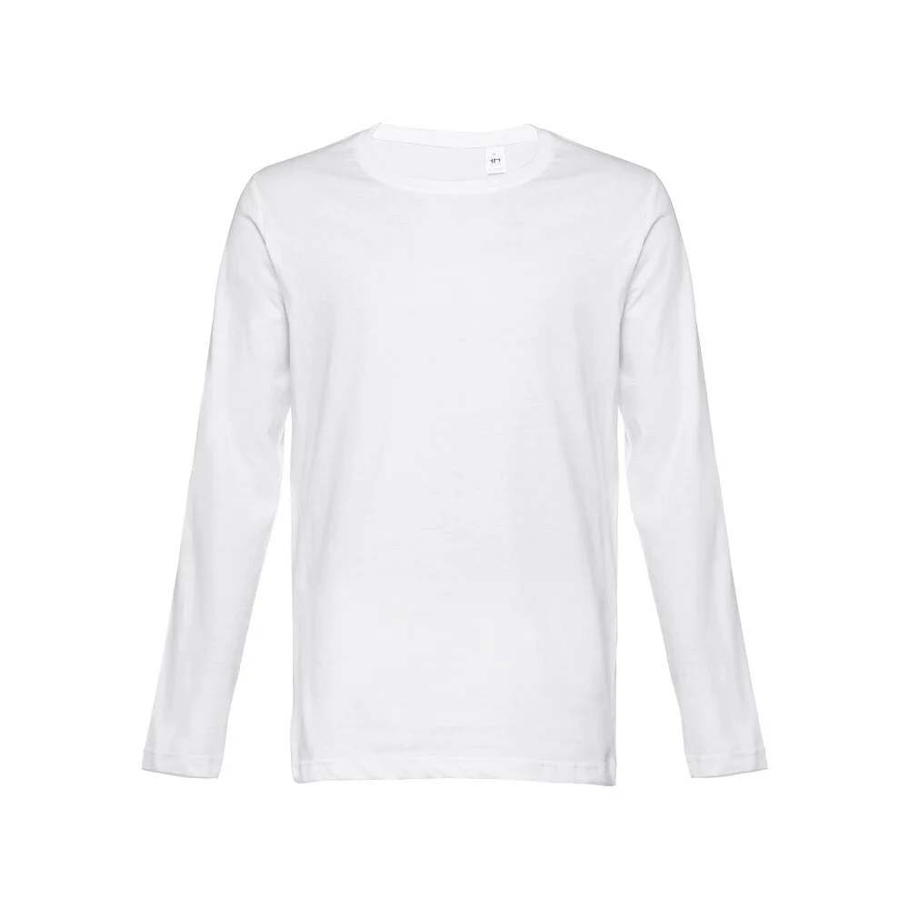 TH Clothes 30123 T-shirt Lange Mouwen Heren – Wit