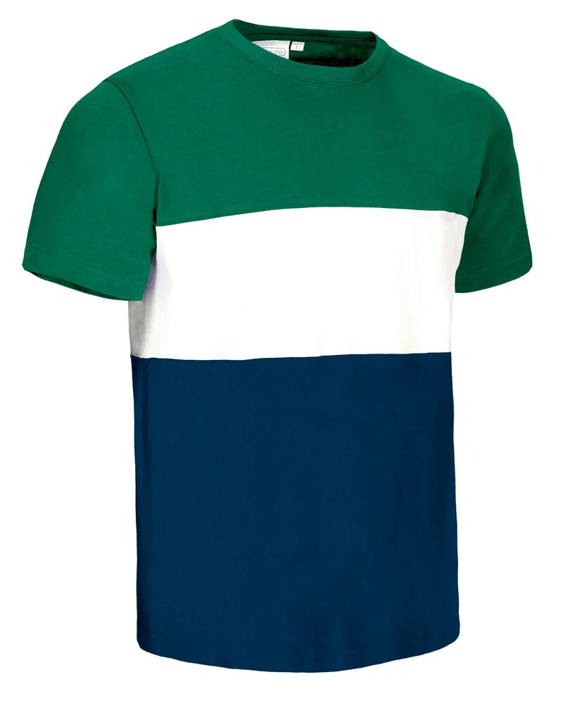 Valento CAVAVAR Varsity T-shirt – kelly green-white-orion navy blue