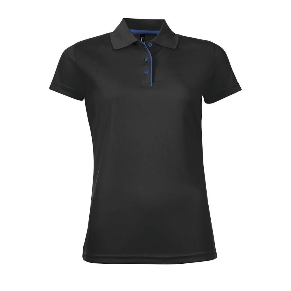 SOL'S 01179 Sportpolo Dames – Zwart