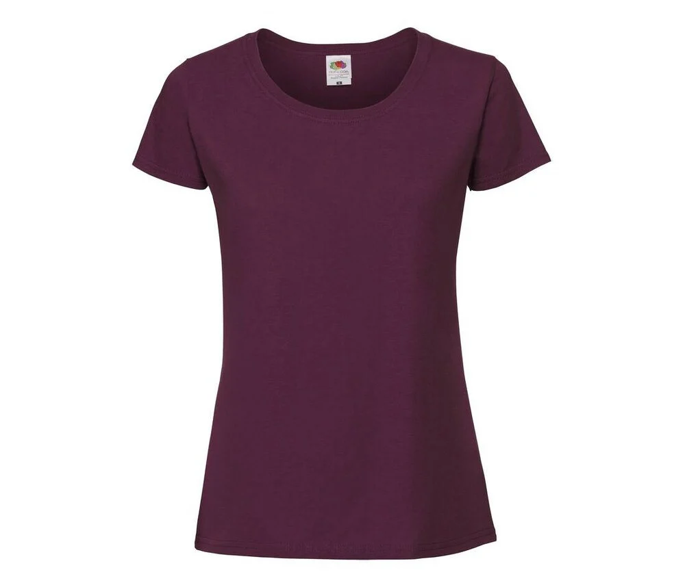 Fruit of the Loom SC200L T-shirt Dames – Burgundy