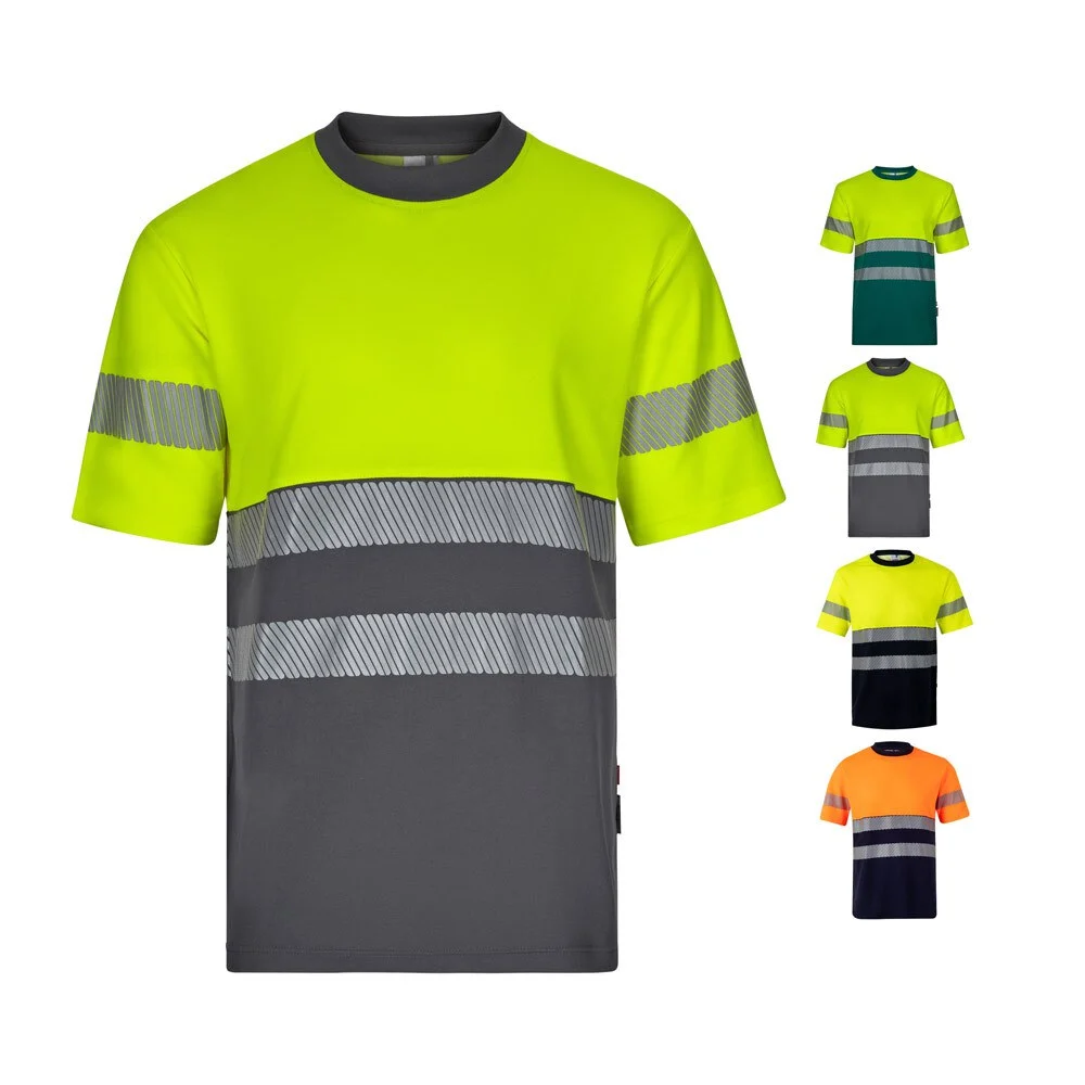 Velilla 36096 Tweekleurig T-shirt – Groen/Geel