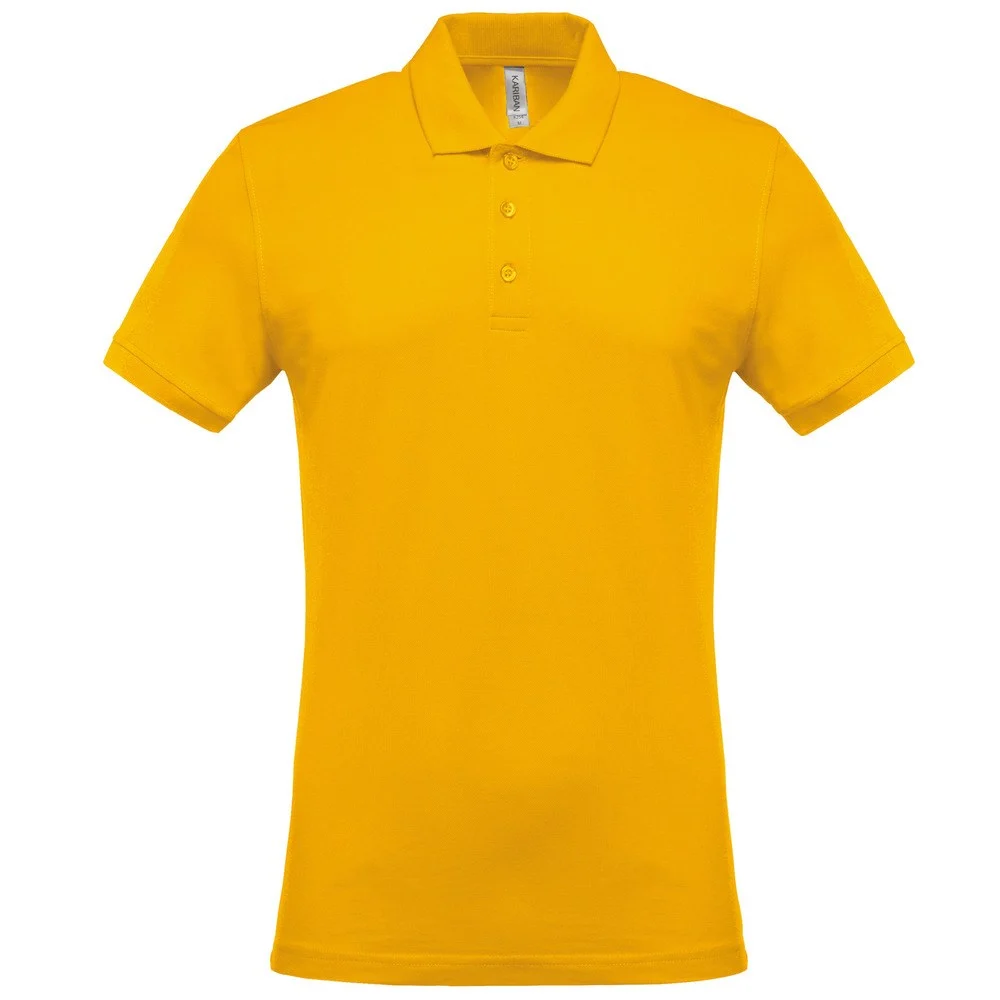 Kariban K254 Polo Heren – Geel