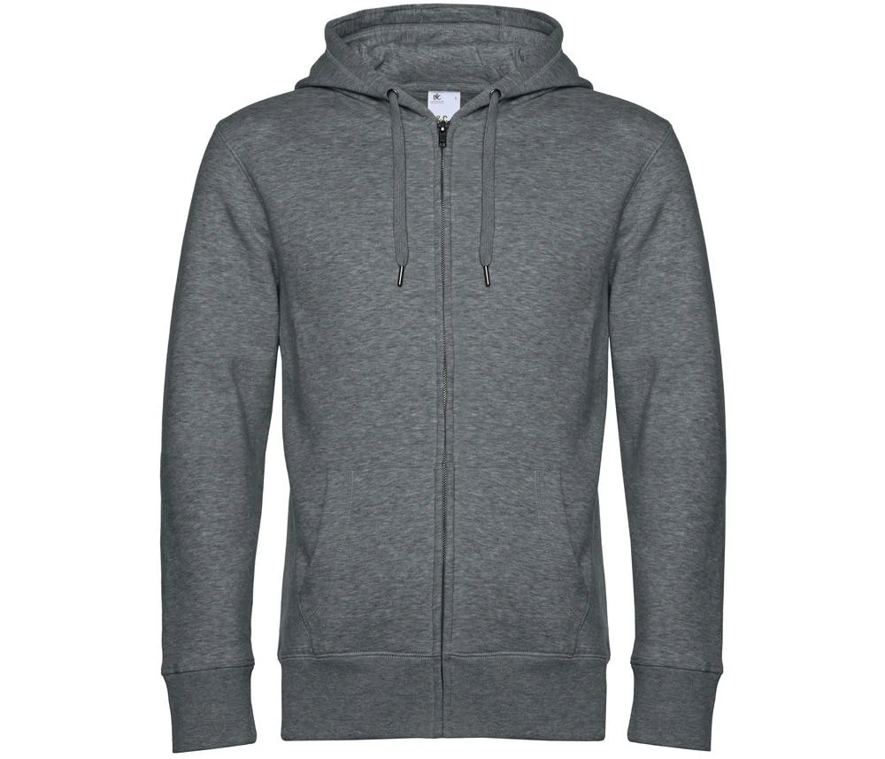 B&C BCU03K Ritshoodie King – Heather Mid Grey