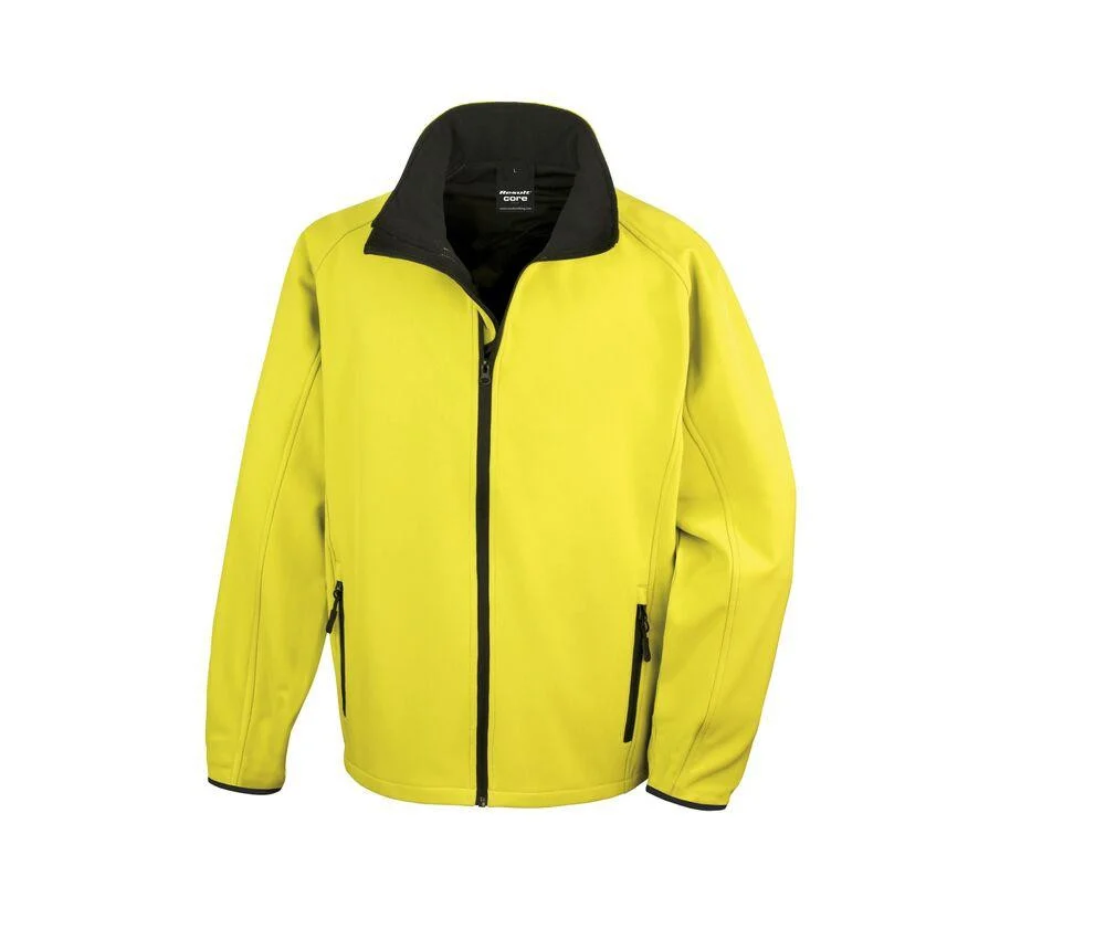 Result RS231 Softshell Jas Heren – Yellow / Black