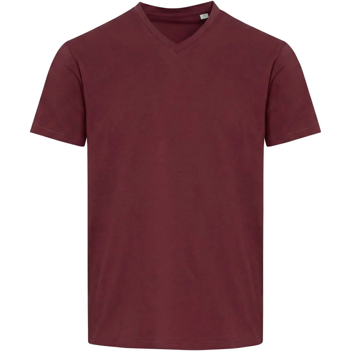 Elevate 39665 Balfour Biologisch T-shirt V-hals – Diep Bourgondië
