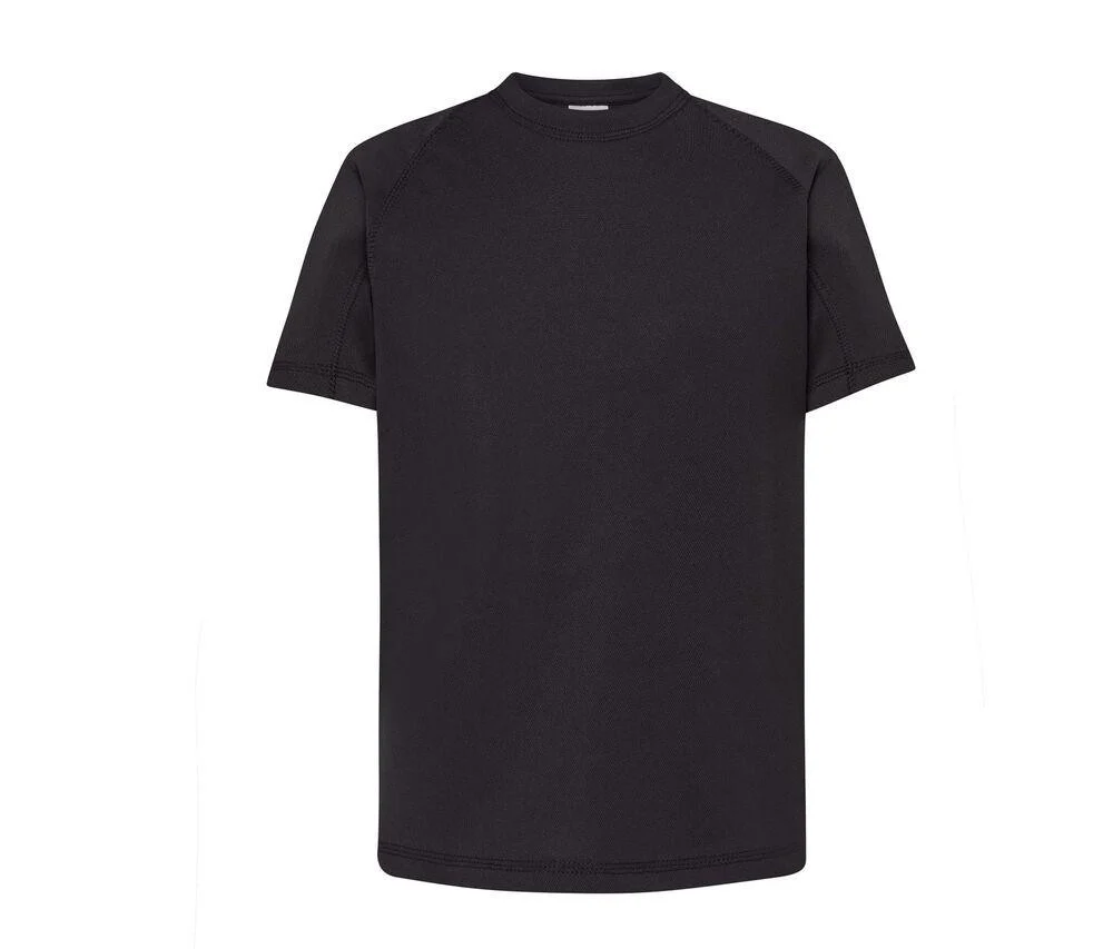 JHK JK902 Sport-T-shirt Kinderen – Black
