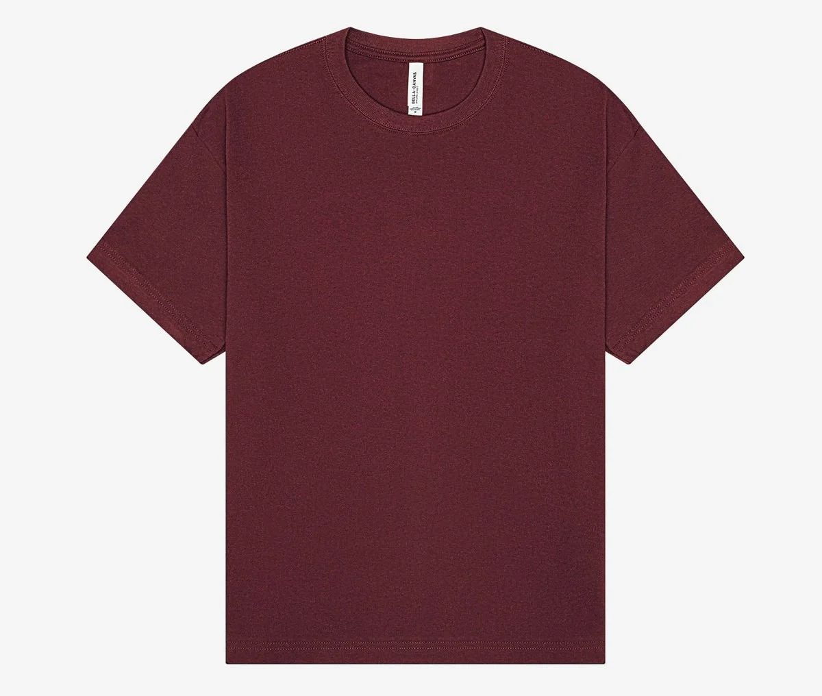 Bella+Canvas BE3010 Unisex Heavy Boxy Tee – Maroon
