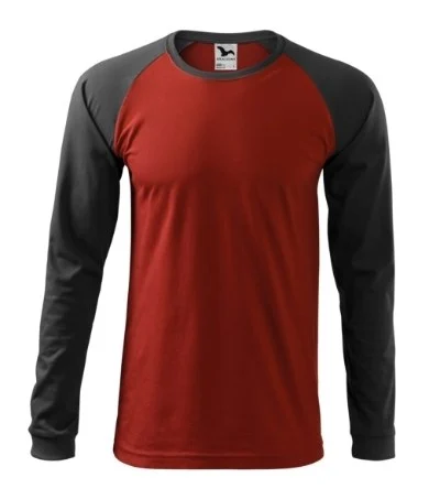 Malfini 130 T-shirt Lange Mouwen – marlboro rood