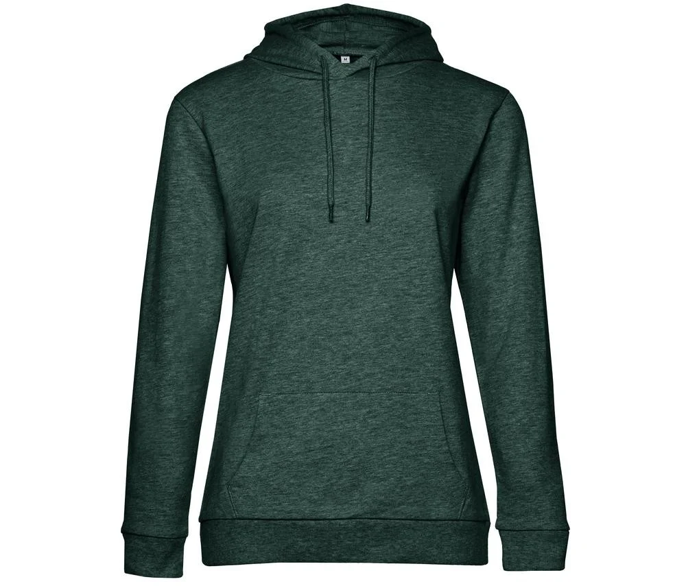 B&C BCW04W Hoodie Dames – Heather Dark Green