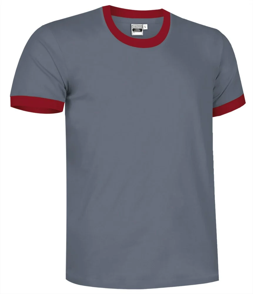 Valento CAVACOM Combi T-shirt – cement grey-lotto red