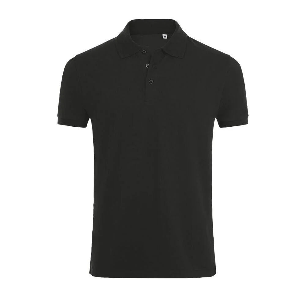 SOL'S 01708 Phoenix Stretch Polo Heren – Zwart