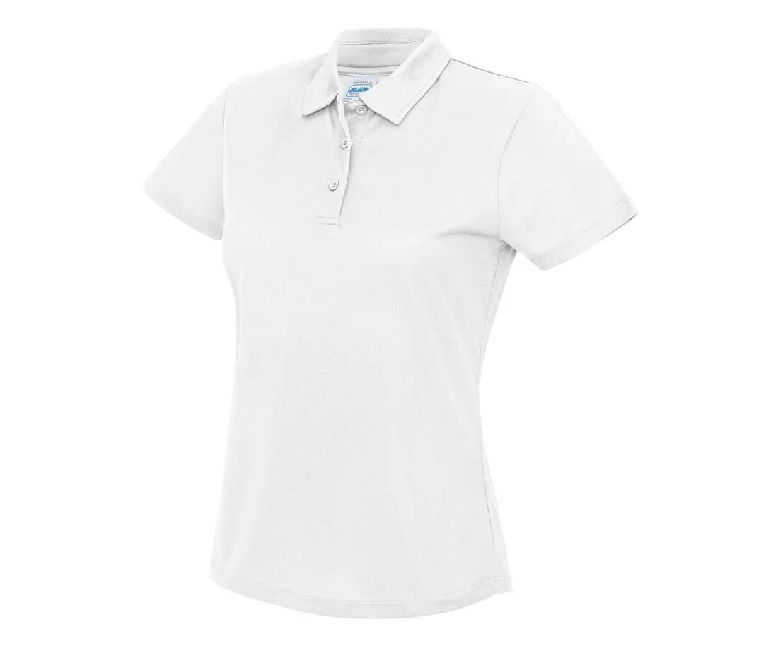 Just Cool JC045 Cool Polo Dames – Arctic White