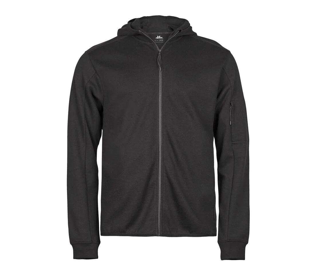 Tee Jays TJ5706 Athletic Ritshoodie – Black