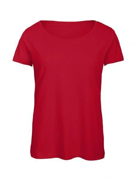 B&C BC056 TW056 Tri-Blend T-shirt Dames – Red