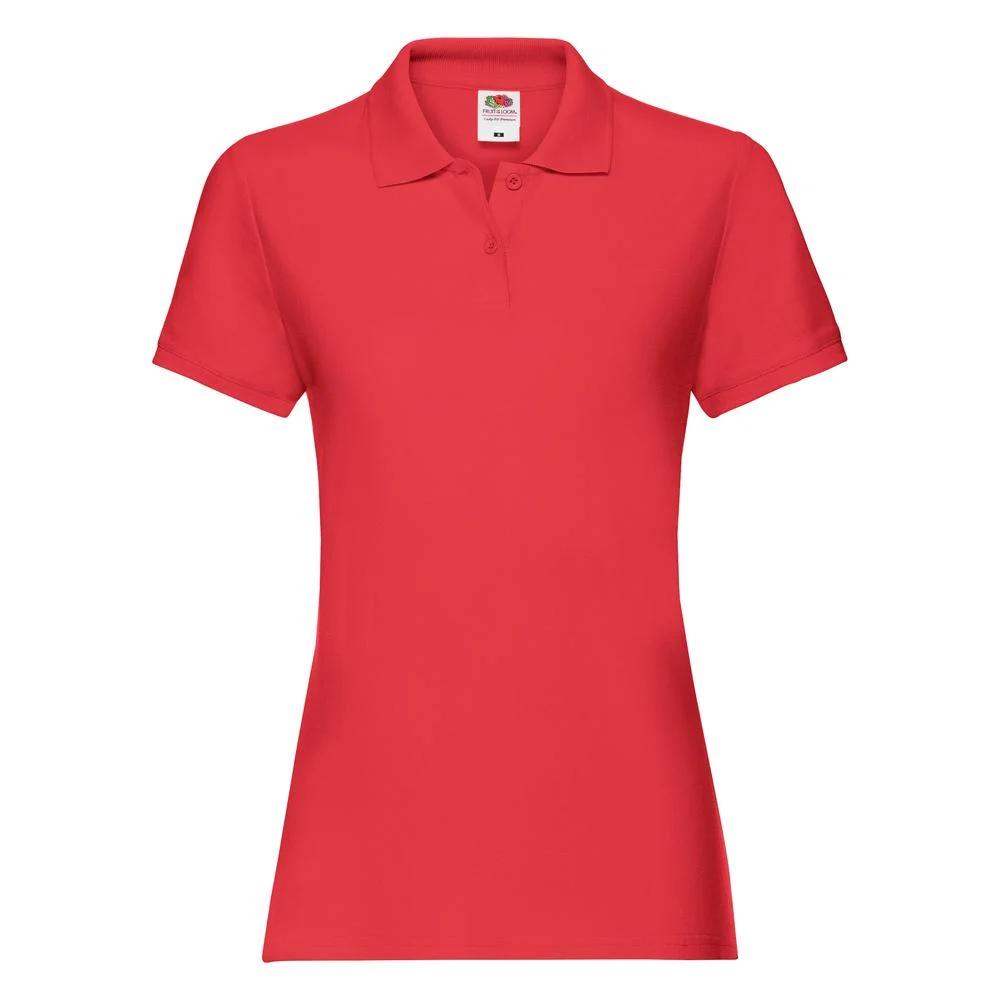 Fruit of the Loom SC63030 Polo Dames – Rood