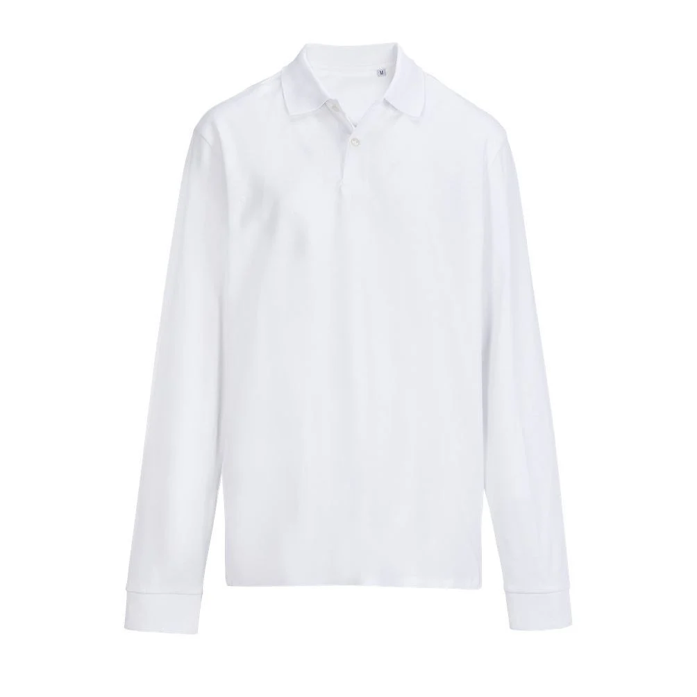 SOL'S 04441 Pacific Polo Lange Mouwen – Wit