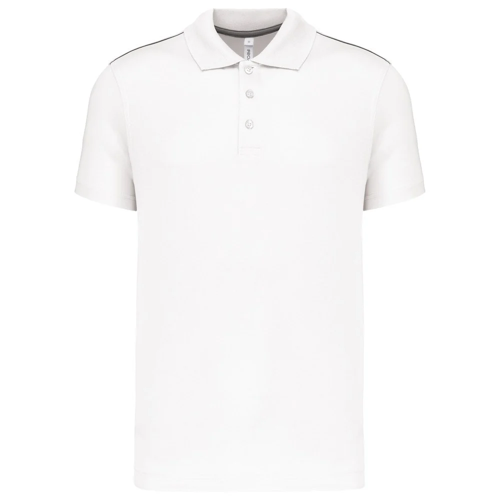 Proact PA480 Sportpolo Heren – Wit