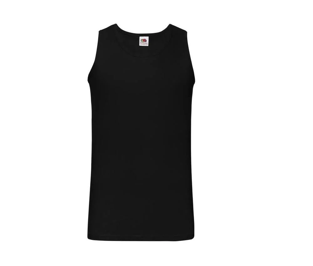 Fruit of the Loom SC235 Tanktop Heren – Zwart