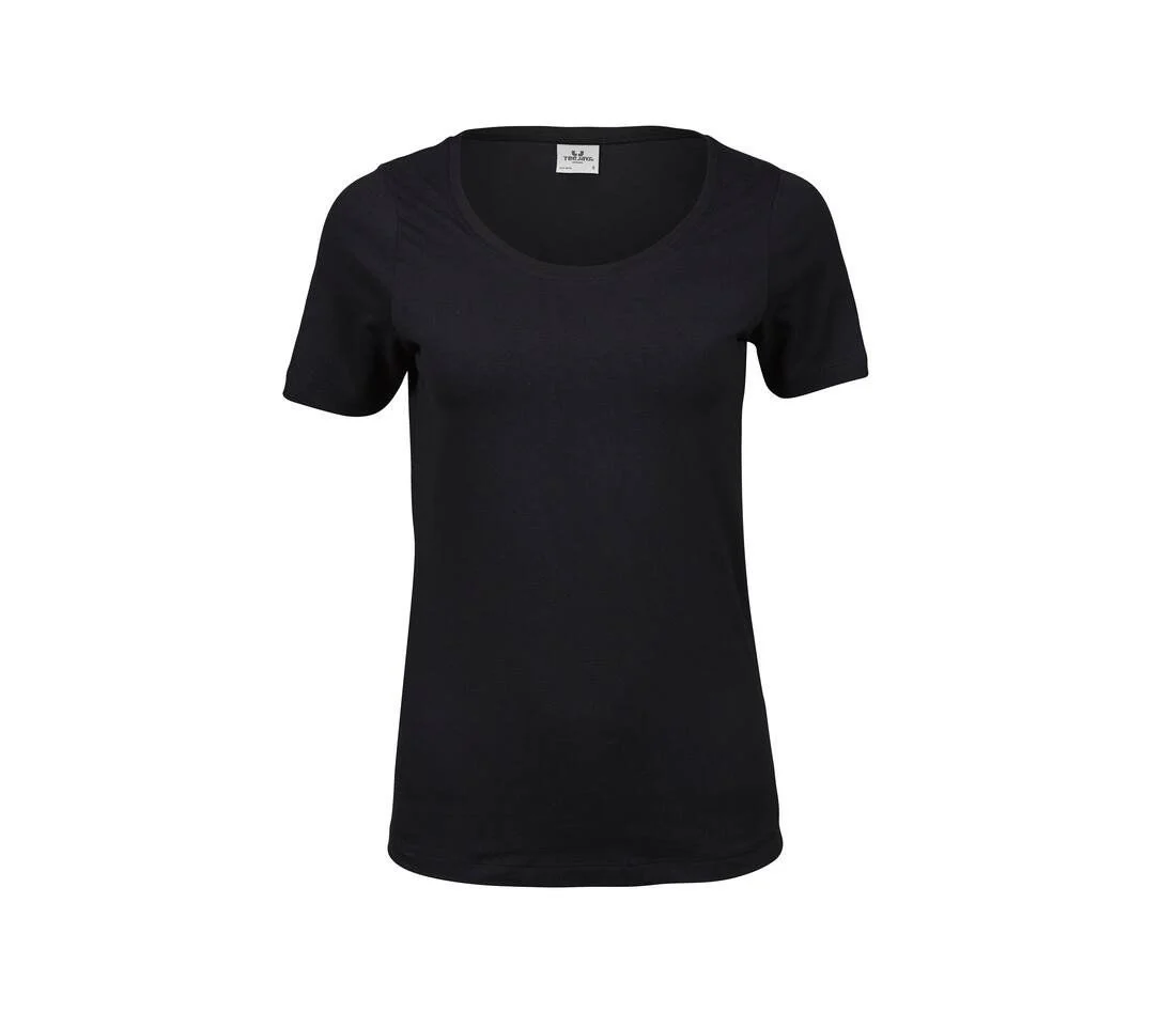 Tee Jays TJ450 Stretch T-shirt Dames – Black