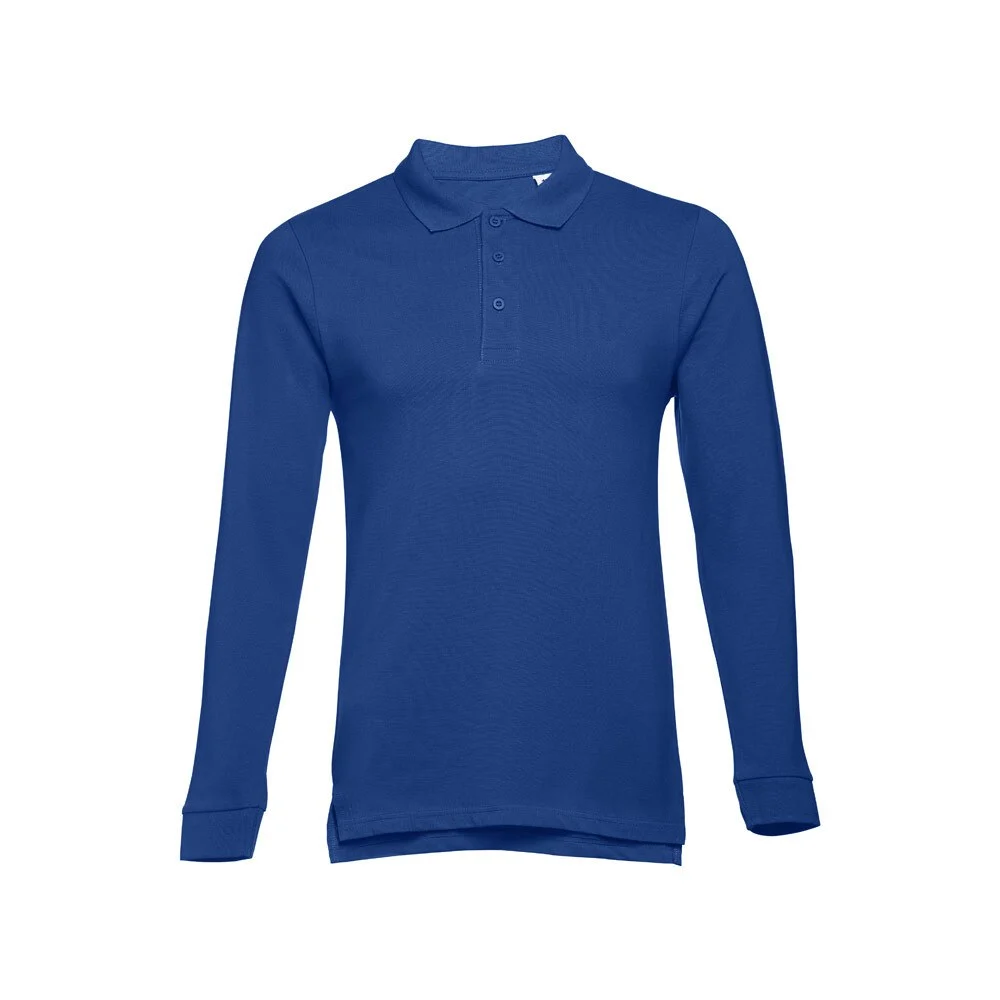TH Clothes 30141 Polo Lange Mouwen Heren – Koningsblauw