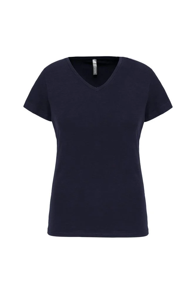 Kariban K3015 T-shirt V-hals Dames – Marine