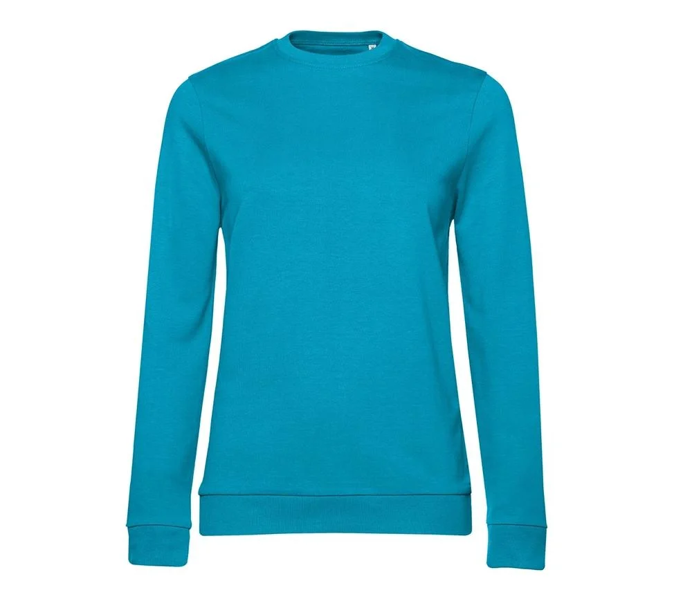 B&C BCW02W Sweater Dames – Hawaiian Blue