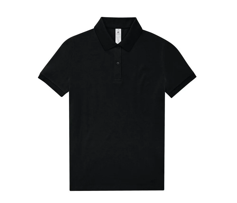 B&C BCW461 Fijne Piqué Polo Dames – Black
