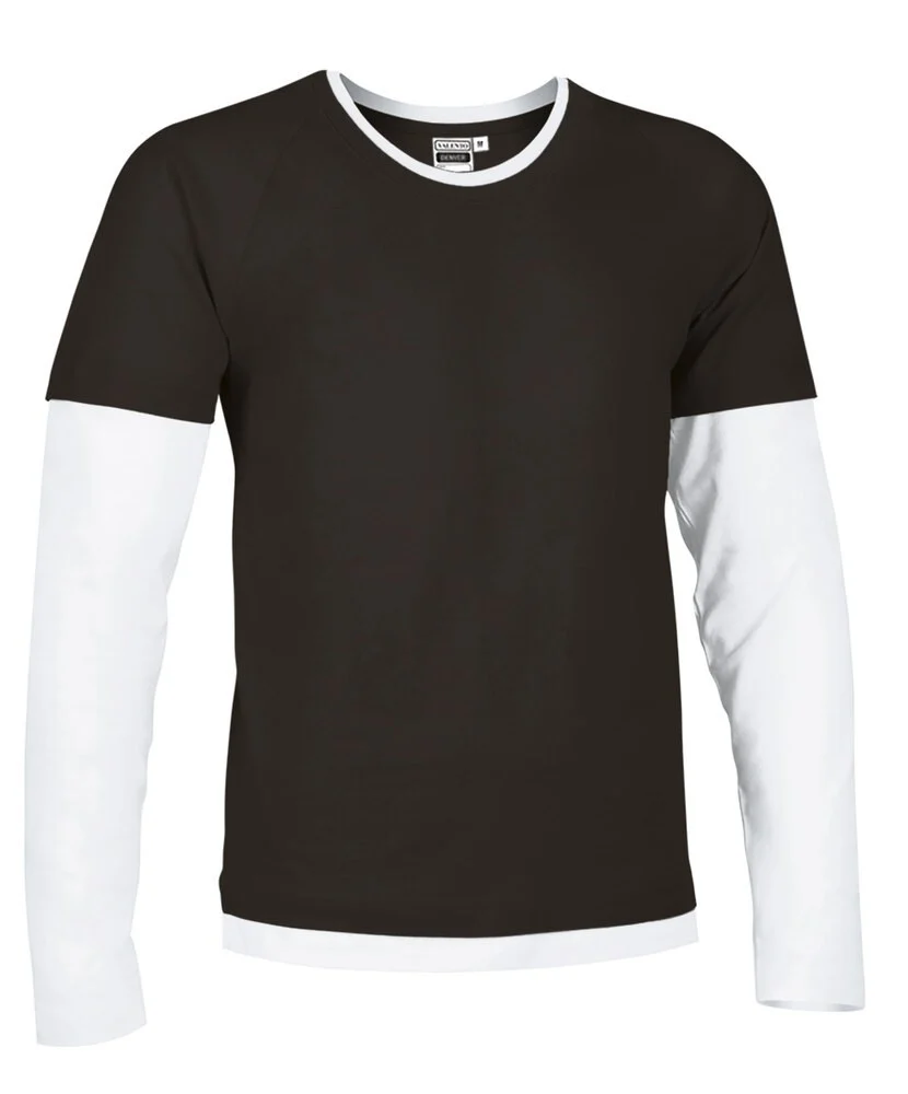 Valento CAVADEN Denver T-shirt Heren – Black-White