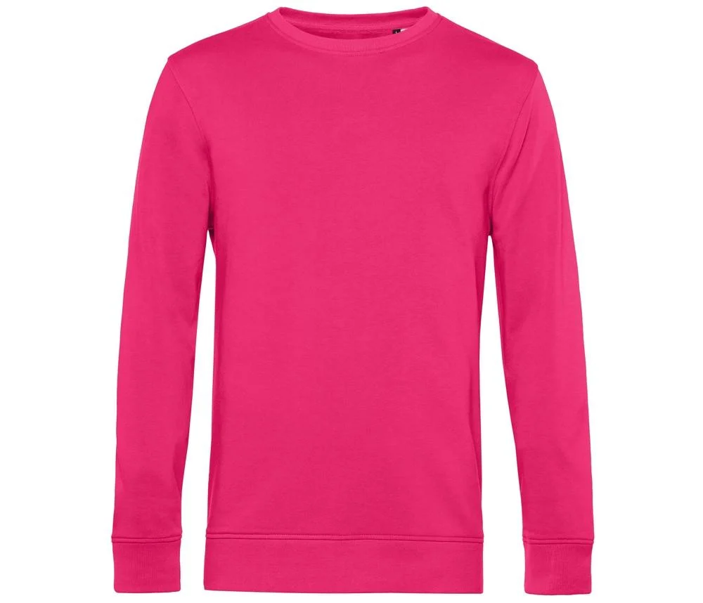 B&C BCU31B Biologische Sweater – Magenta Pink