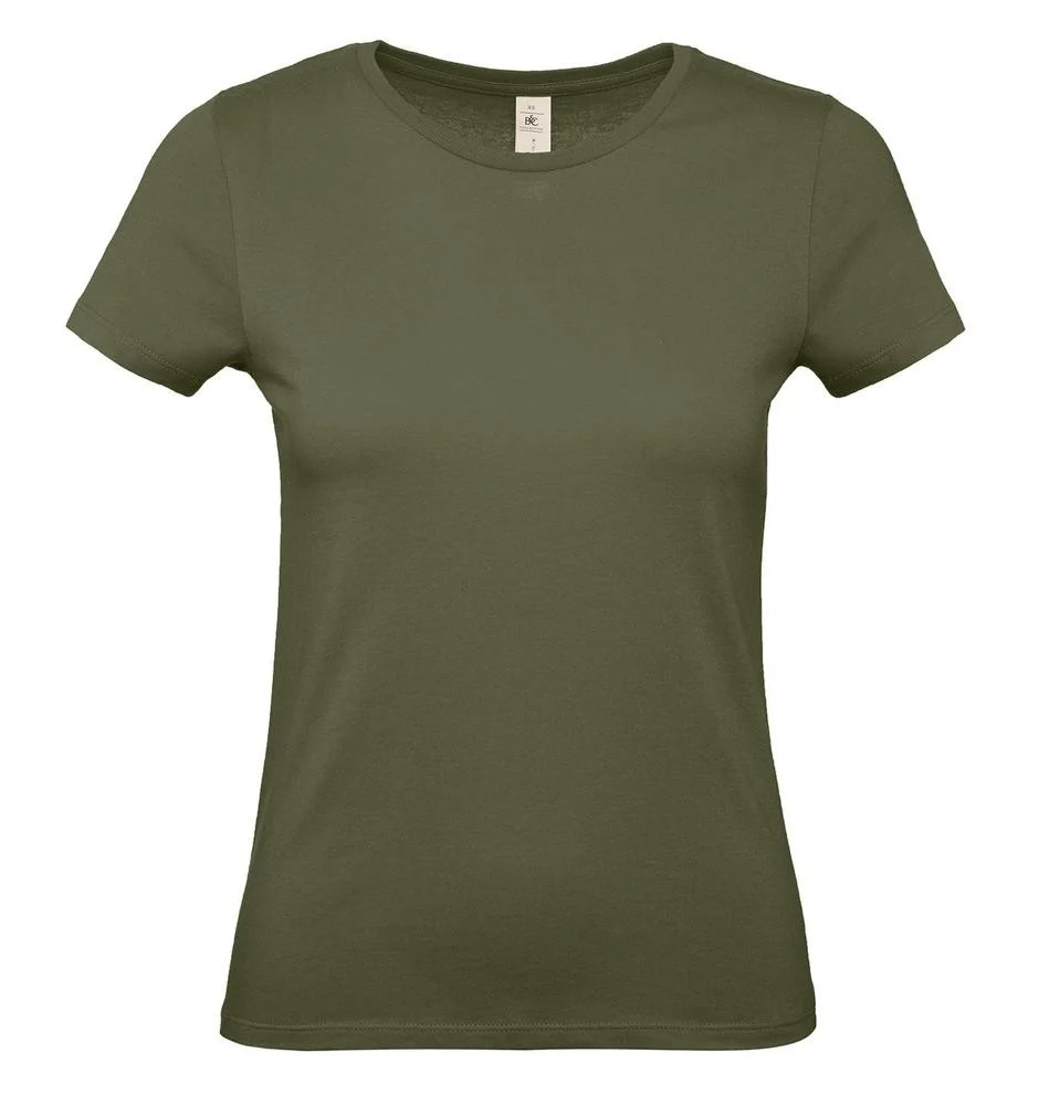 B&C BC02T #E150 T-shirt Dames – Urban Khaki