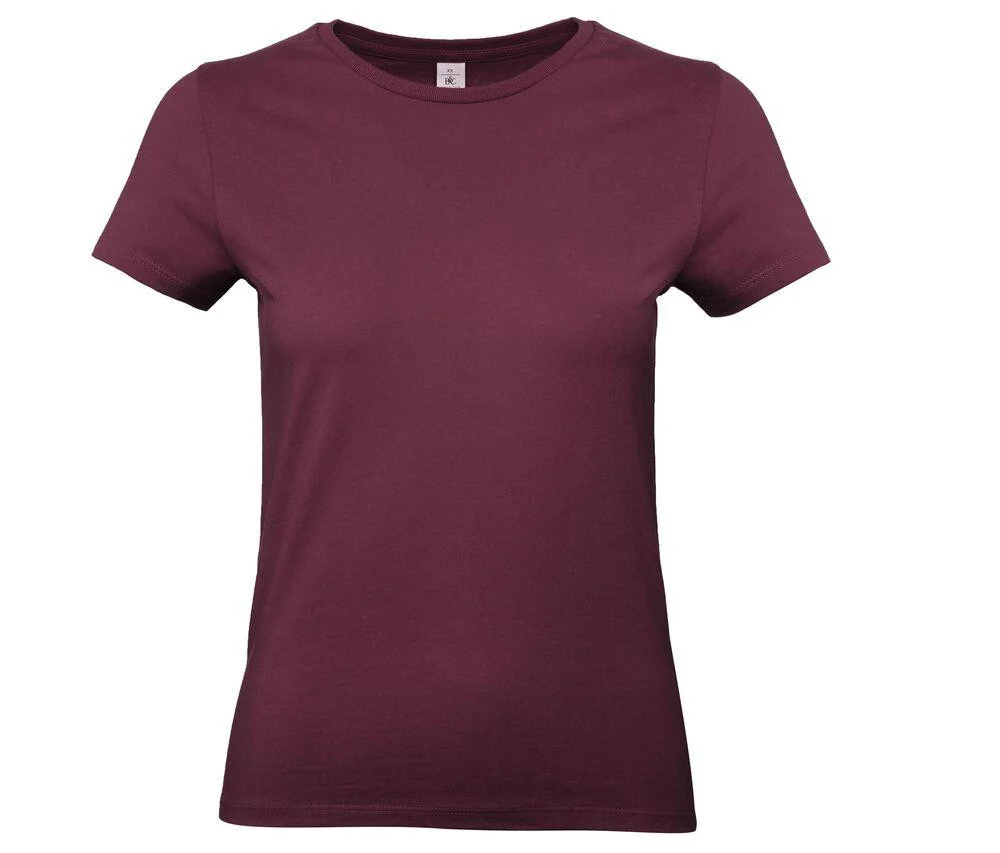 B&C BC04T #E190 T-shirt Dames – Burgundy