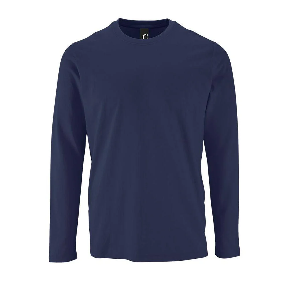 SOL'S 02074 Imperial T-shirt Lange Mouwen Heren – Franse marine