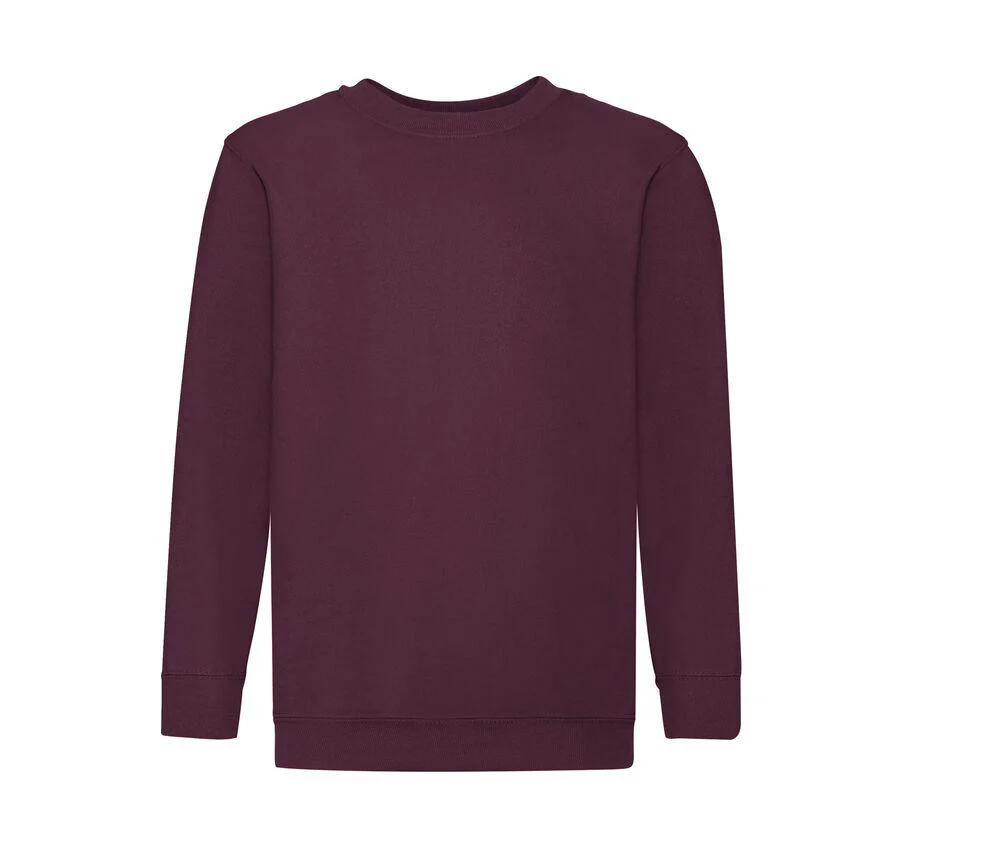 Fruit of the Loom SC351 Kindersweater – Burgundy
