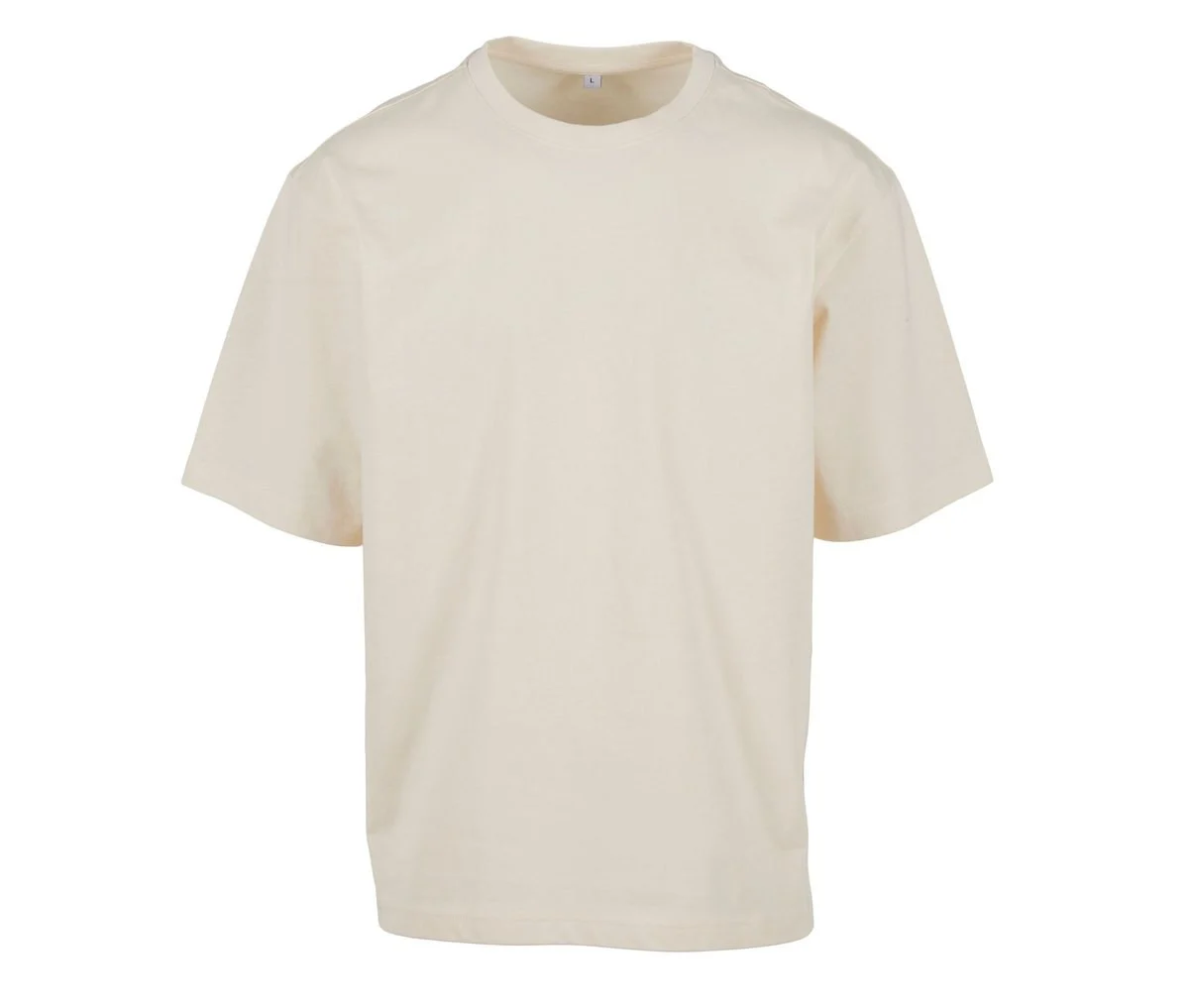Build Your Brand BY391 Loose T-shirt – White Sand