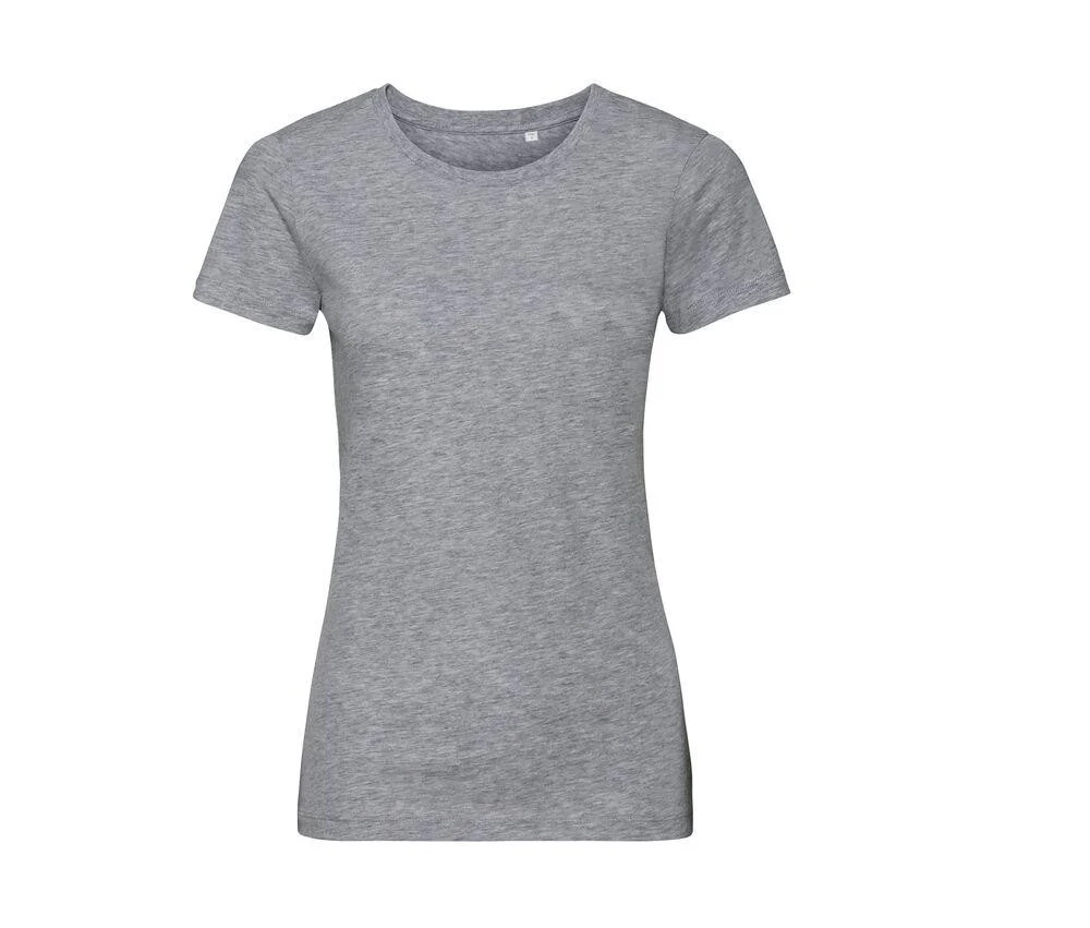 Russell RU108F Biologisch T-shirt Dames – Light Oxford