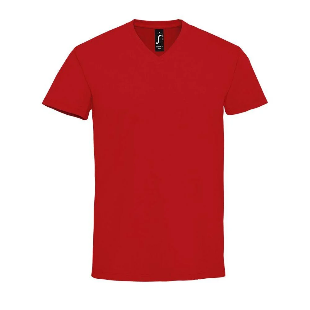 SOL'S 02940 Imperial T-shirt V-hals Heren – Rood
