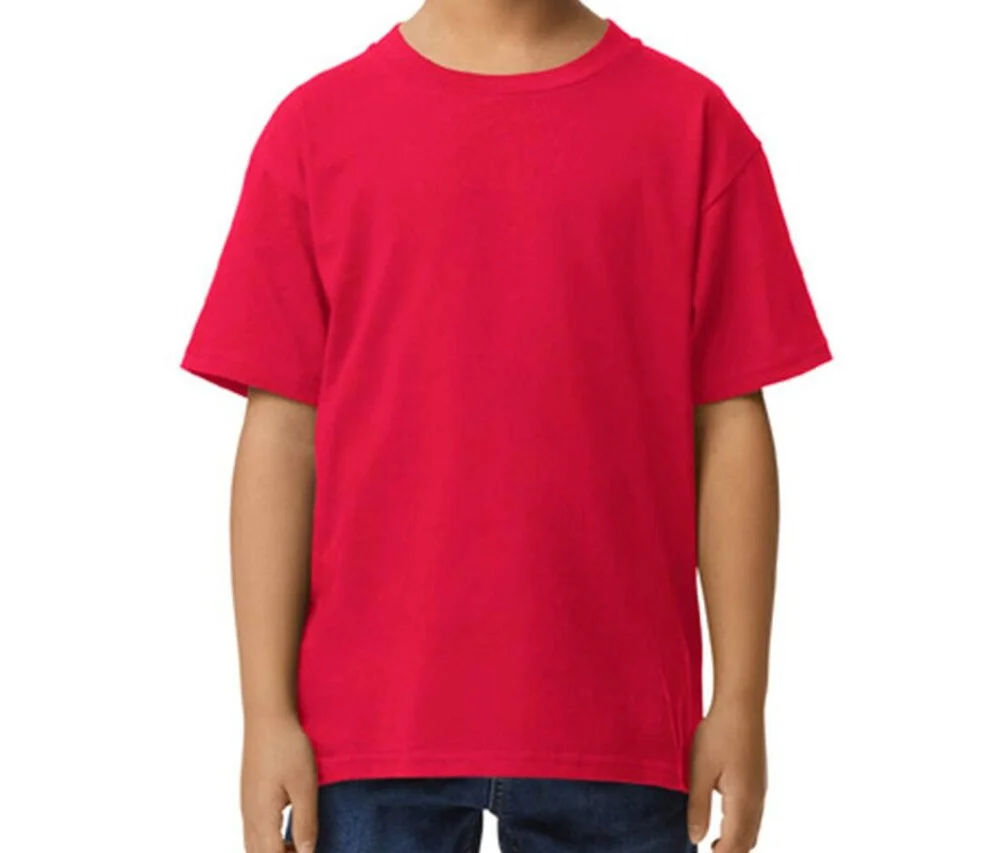 Gildan GN650B Kinder T-shirt 180 – Red