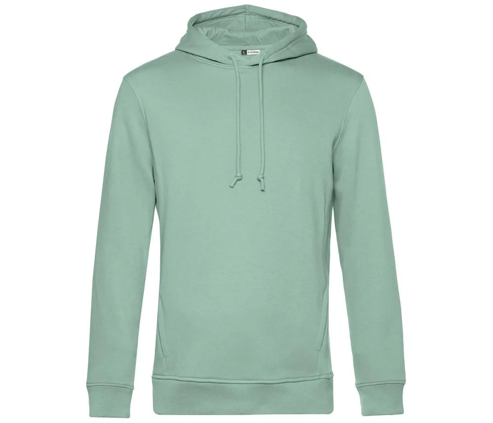 B&C BCU33B Biologische Hoodie Heren – Sage