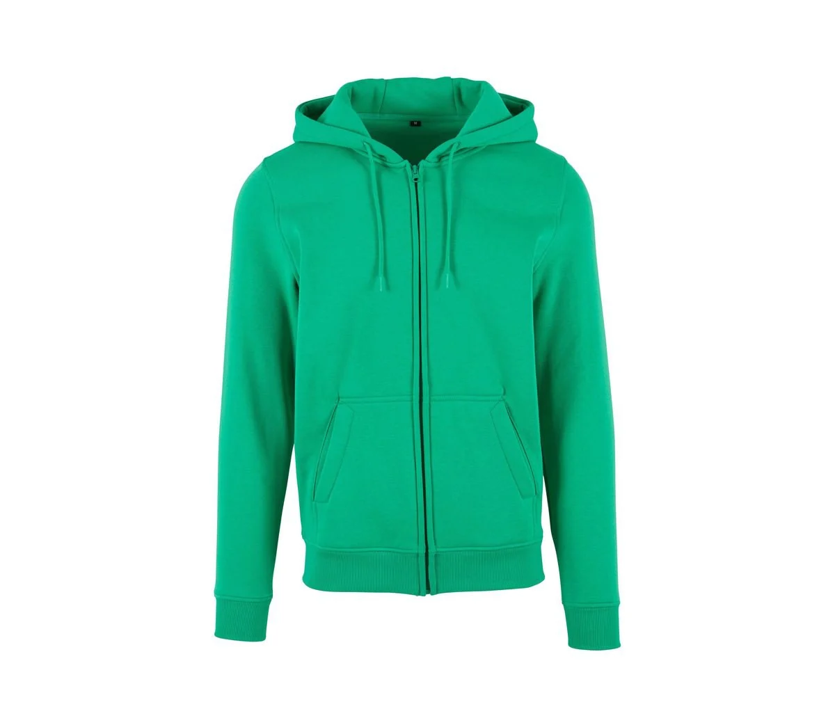 Build Your Brand BY012 Zware Ritshoodie – Grass Green
