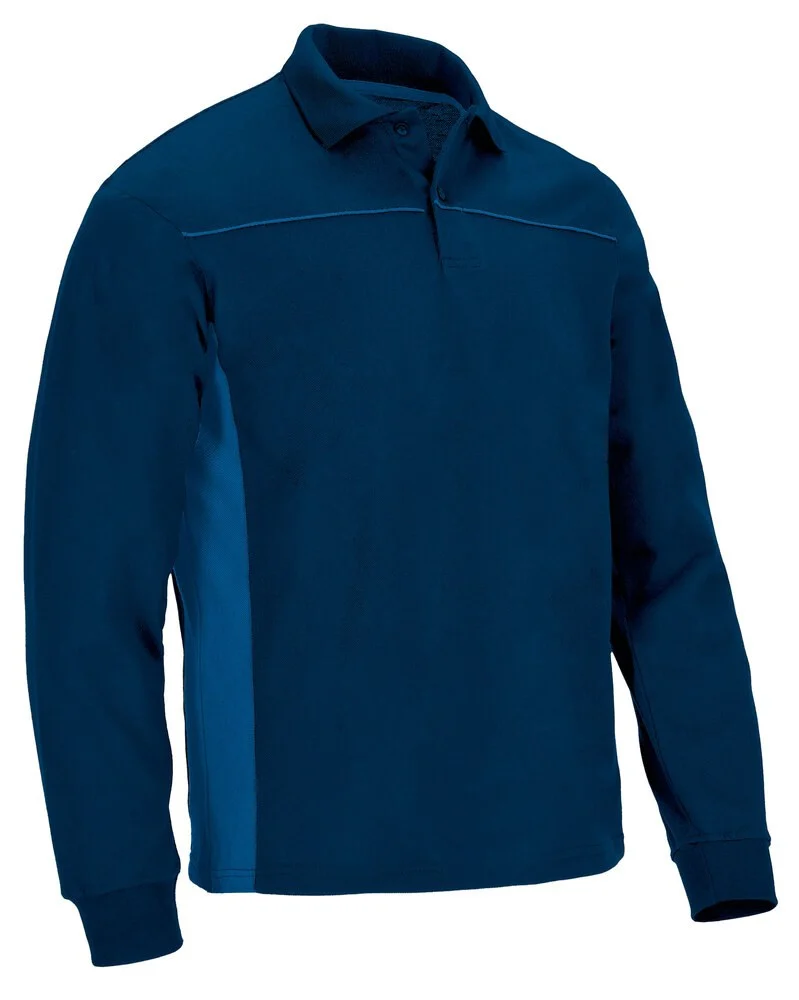 Valento POVATHL Thunder Polo Lange Mouwen – orion navy blue-royal blue